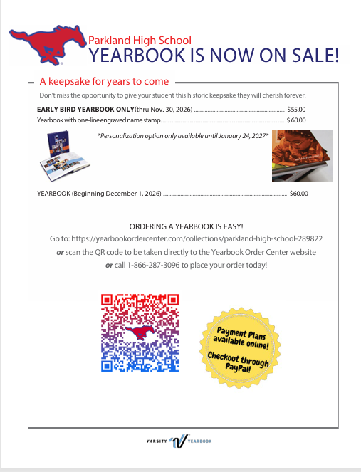 Purchase your yearbook NOW!