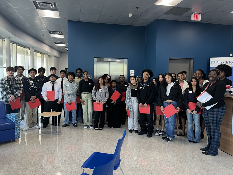 Winston-Salem/Forsyth County Schools Career and Technical Education (CTE) Graduating Seniors Hiring Fair.