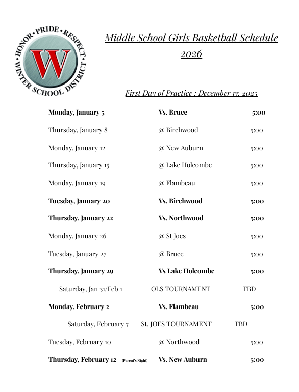 Winter School District
