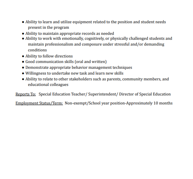 Winter School District