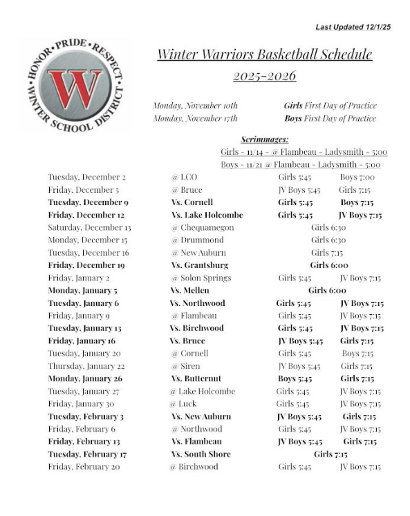 Winter School District