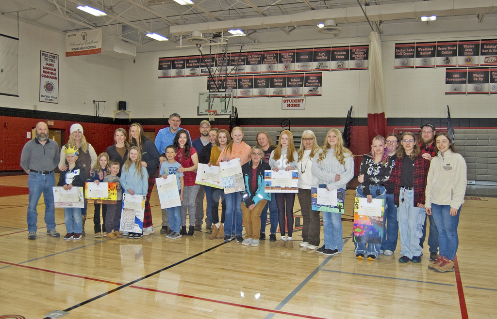 Conservation Poster Contest Winners & Families! - Picture by Sue Johnston