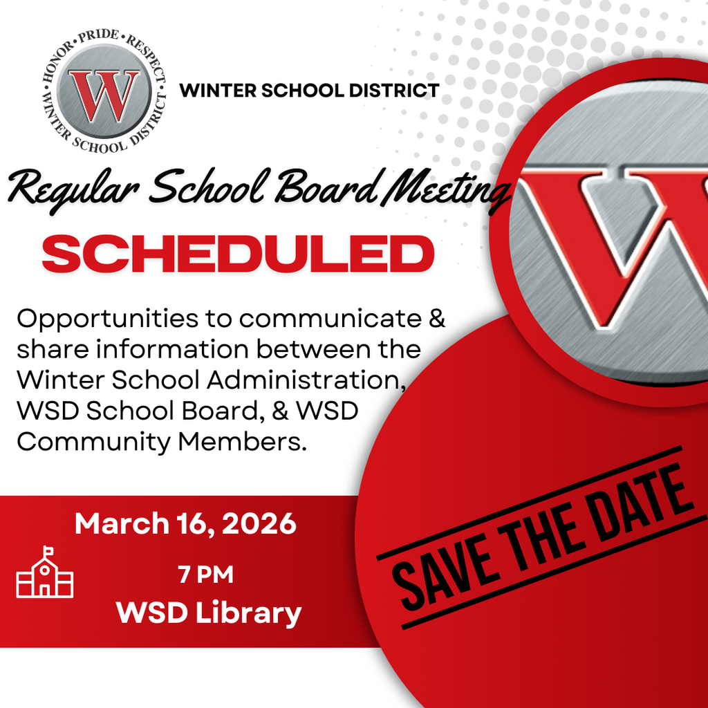 School Board Mtg 3/16/26 7 pm