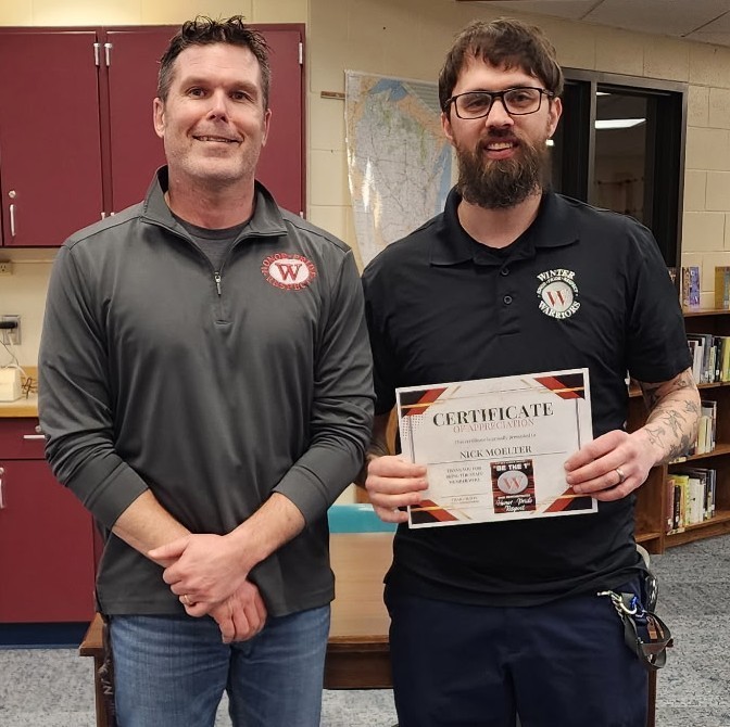 Mr. Olson & Mr. Moelter March Be the 1