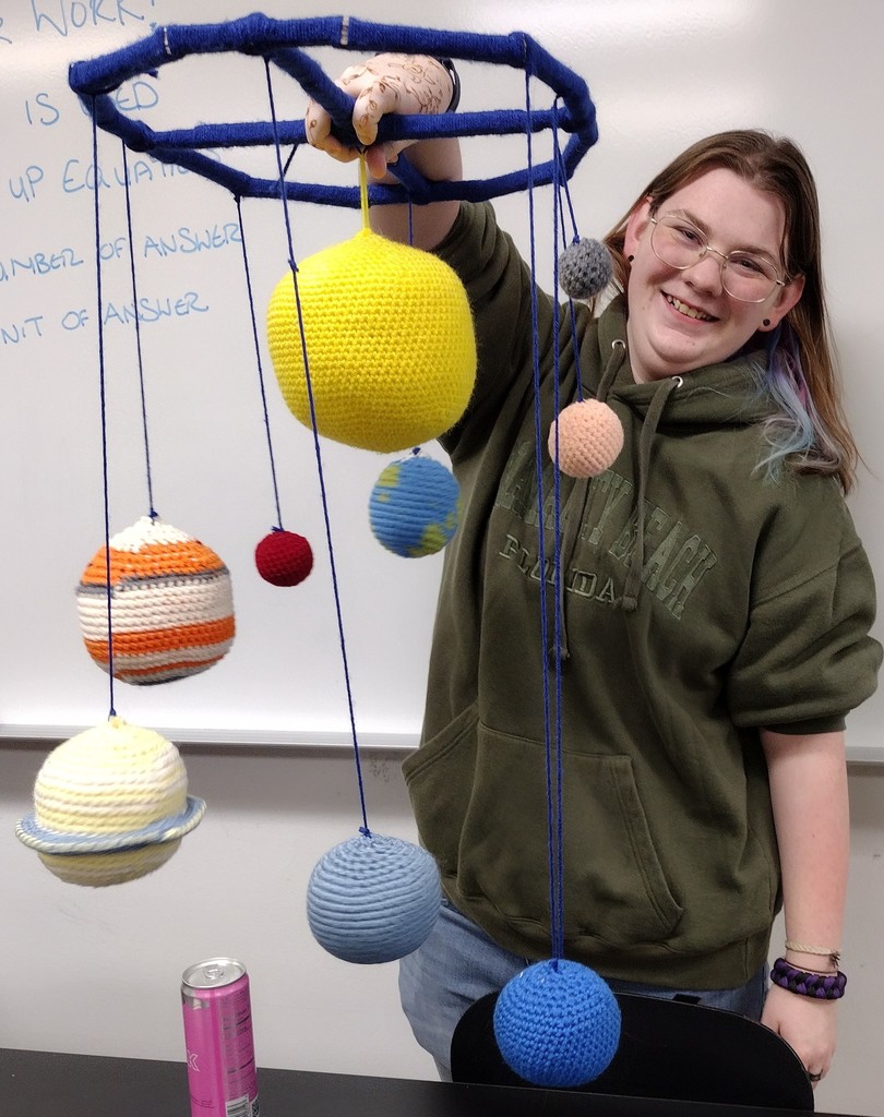 Sabreena Knitted Solar System