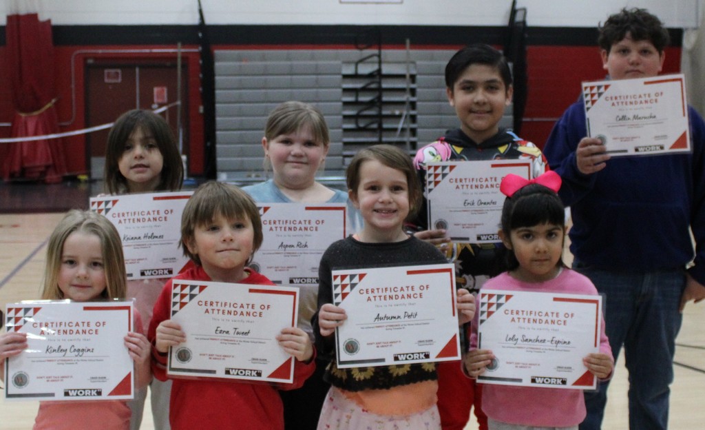 Perfect Attendance Elementary School Tri#1