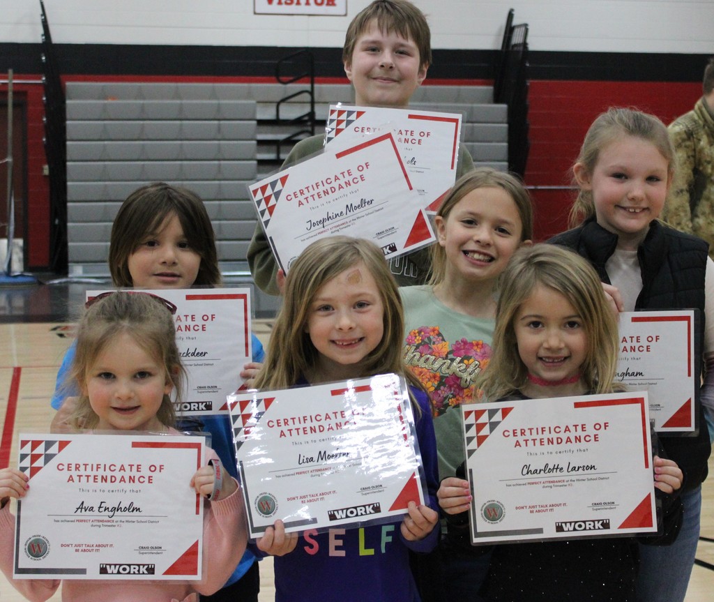 Perfect Attendance Elementary School Tri#2