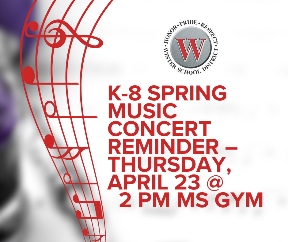 2026 Spring Concert Reminder