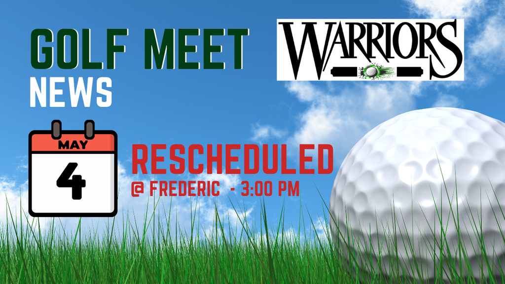 Golf Rescheduled
