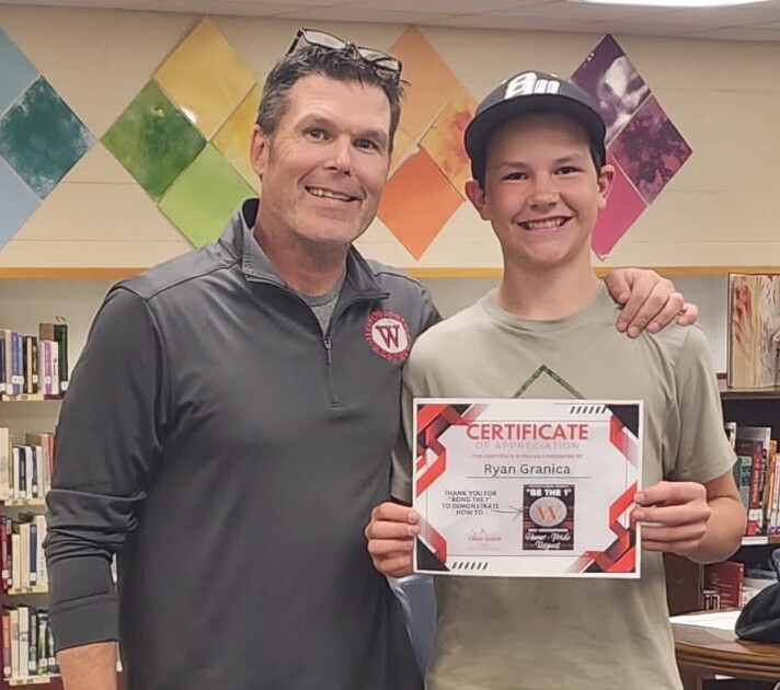 May Student Be the 1 Recognition - Ryan G