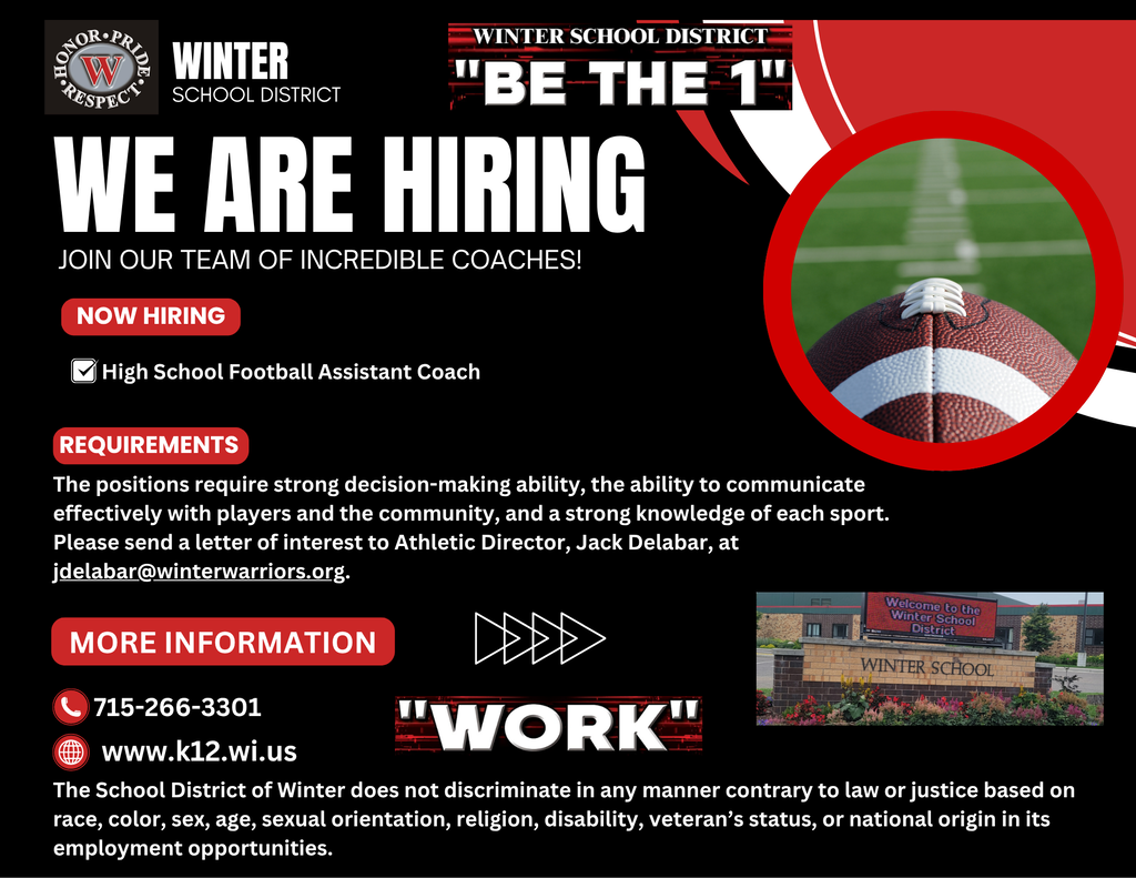 Hiring HS Assistant Football Coach