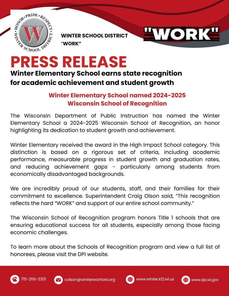 SOR Press Release