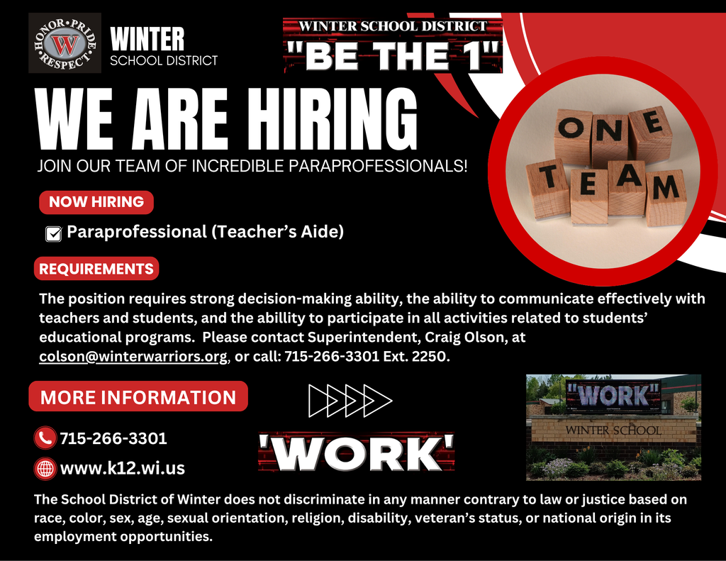 Hiring Paraprofessional Post