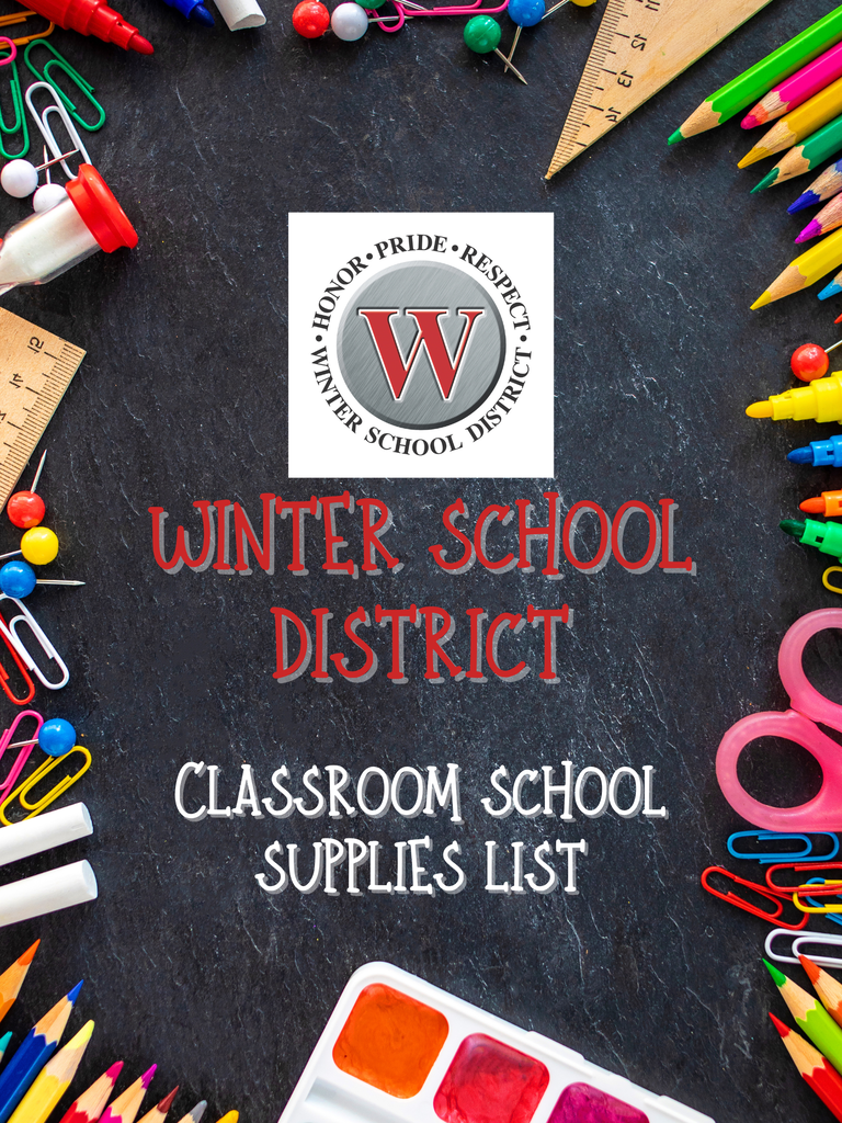 school supplies list