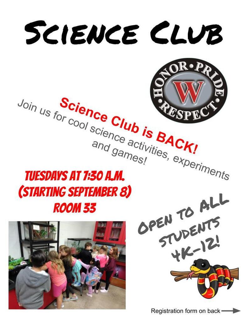Science Club Starts