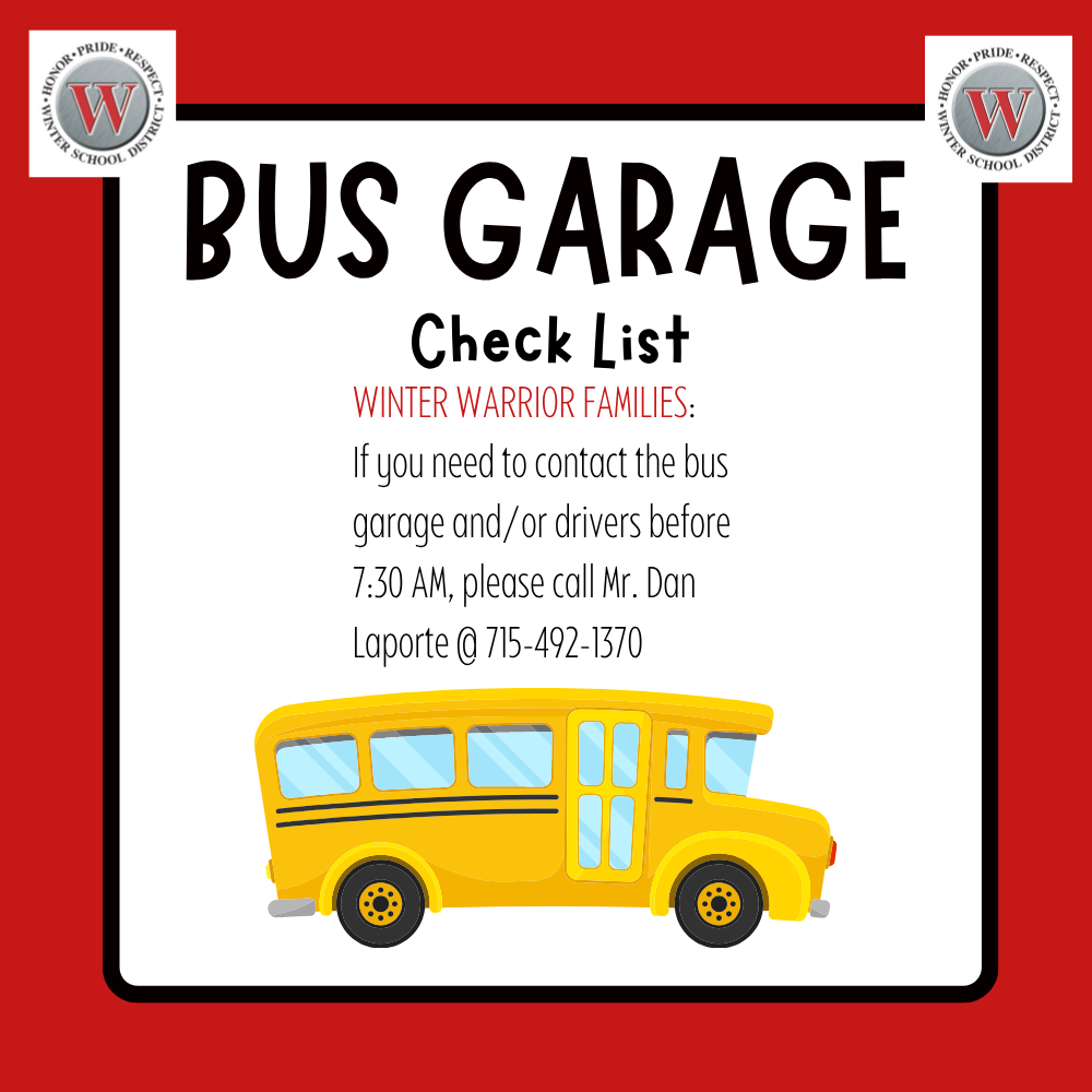 Bus Garage Contact Info