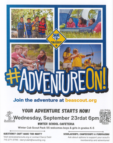 Cub Scout Pack 55 Meeting 9/23