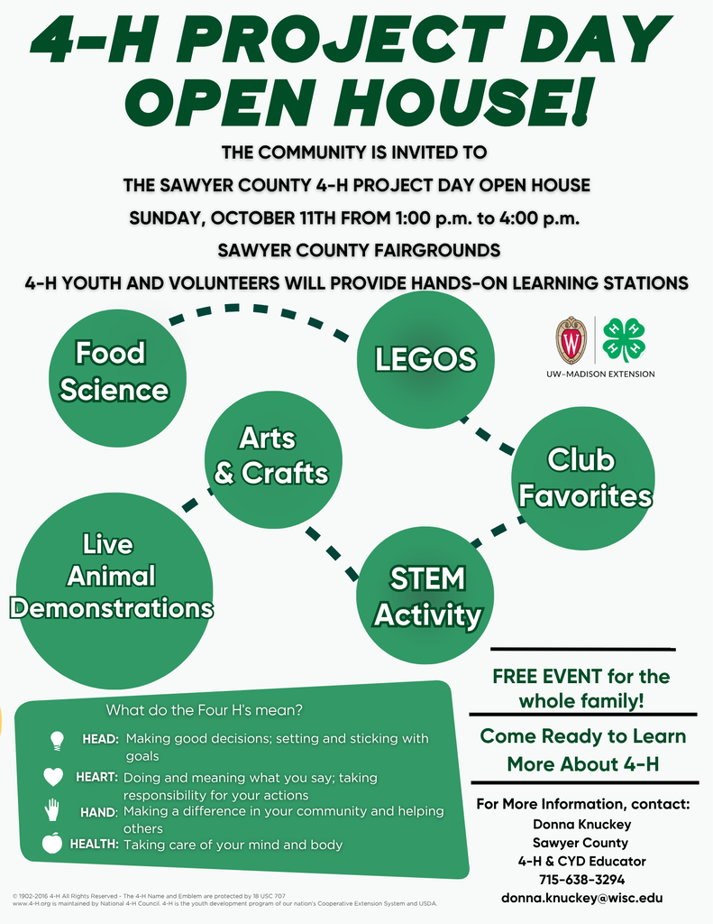 4-H Open House Project