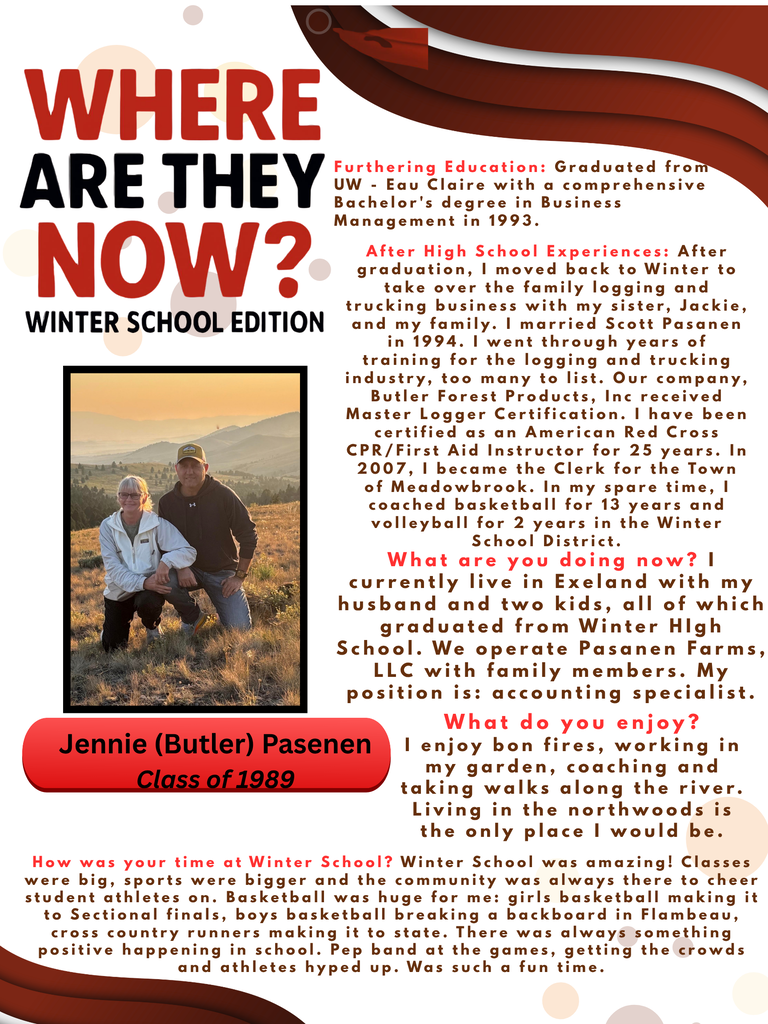 #WhereAreTheyNow Jennie (Butler) Pasenen '89