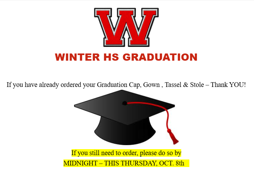 Jostens Order Deadline for Graduation Gear