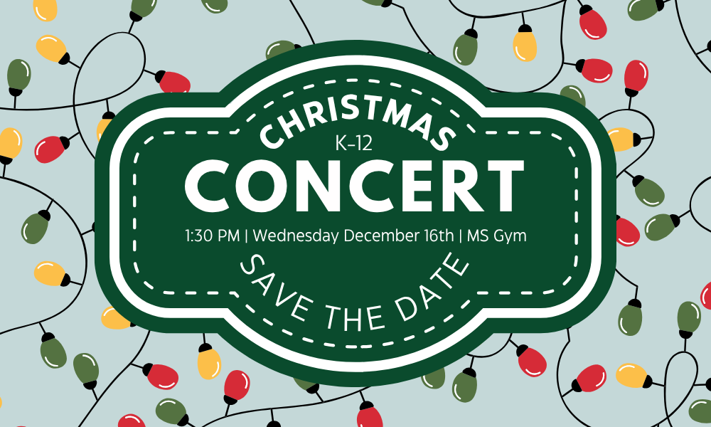 WSD Christmas Concert Date Flyer