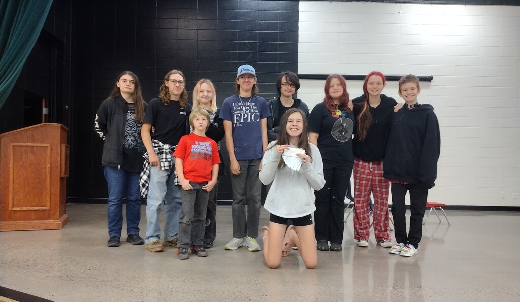 Drama Club Accepts Donation for the Kids Change Drive