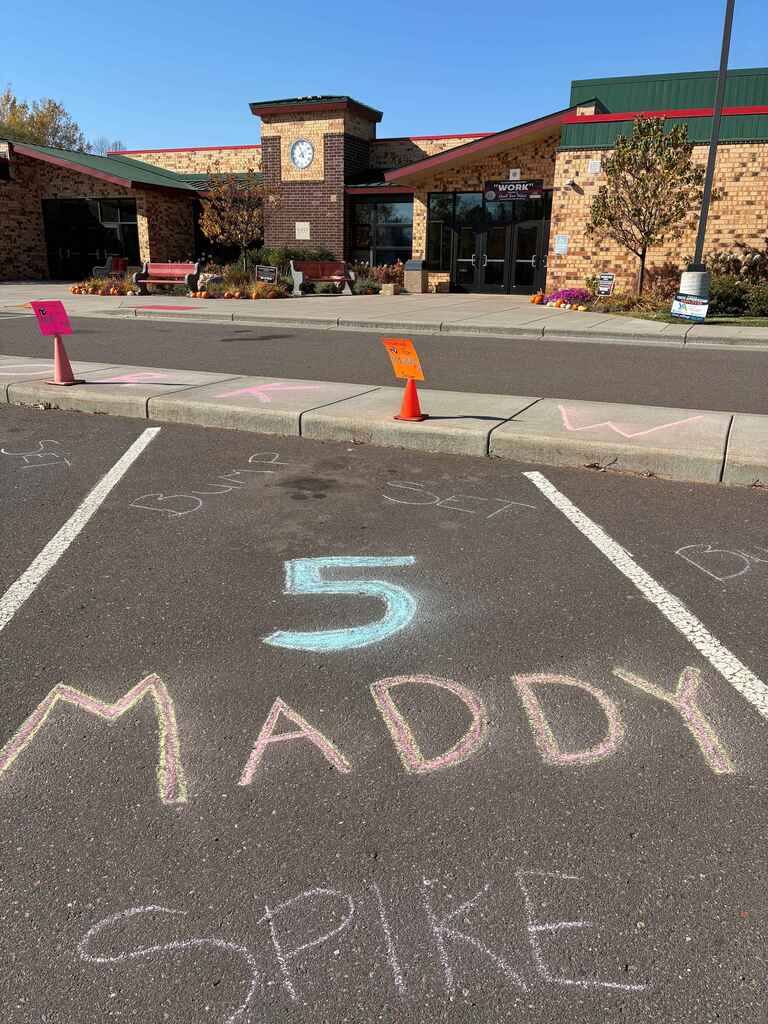 Fall Senior Athletes Reserved Parking