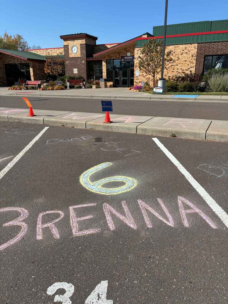 Fall Senior Athletes Reserved Parking