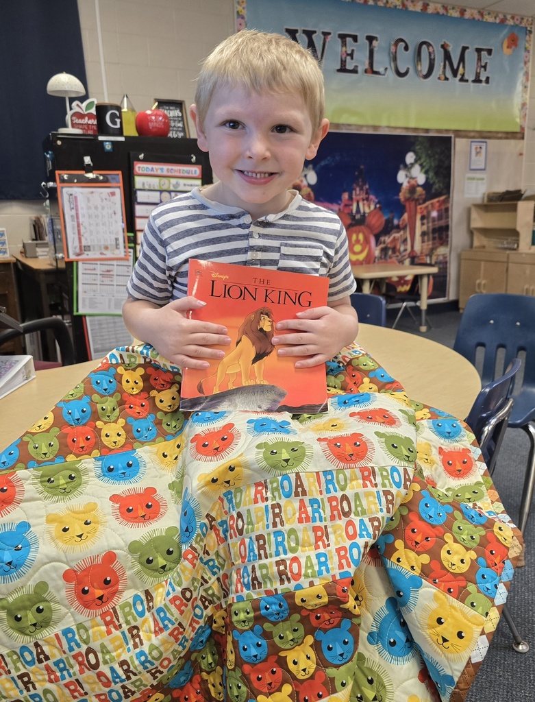 The 4K Students say, "Thank you, Hayward Piecemakers Quilting Guild!"