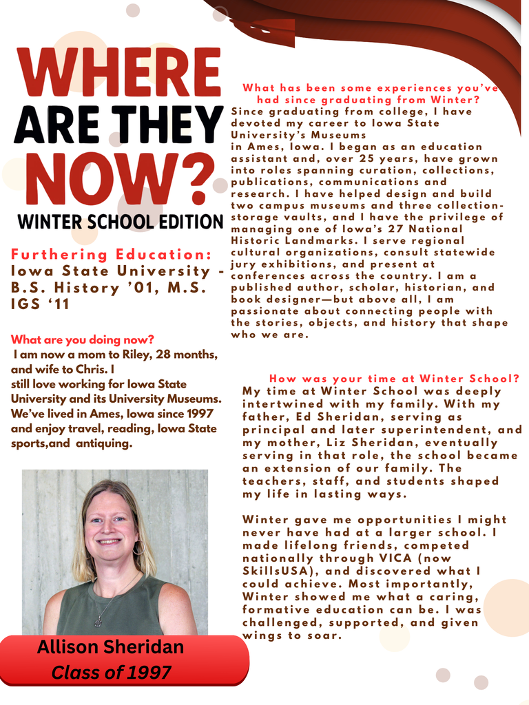 #WhereAreTheyNow Allison Sheridan '97