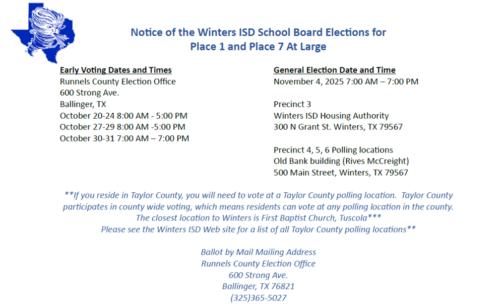 WISD Election Info