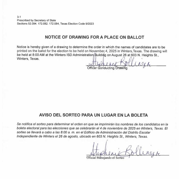ballot