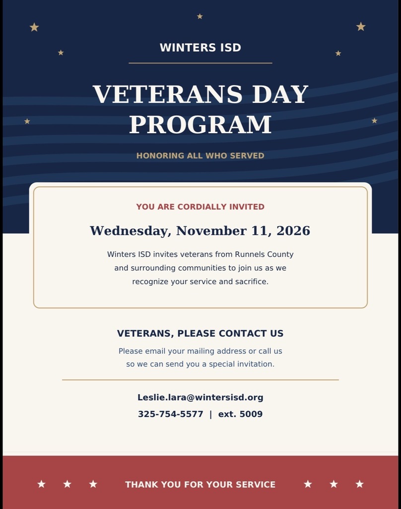 Veterans Day Program!
