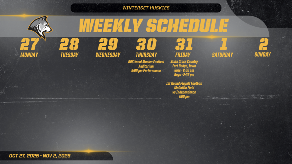 Huskies Halloween Week