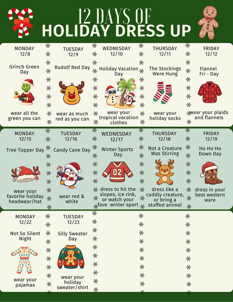 12 Days of Dress UP
