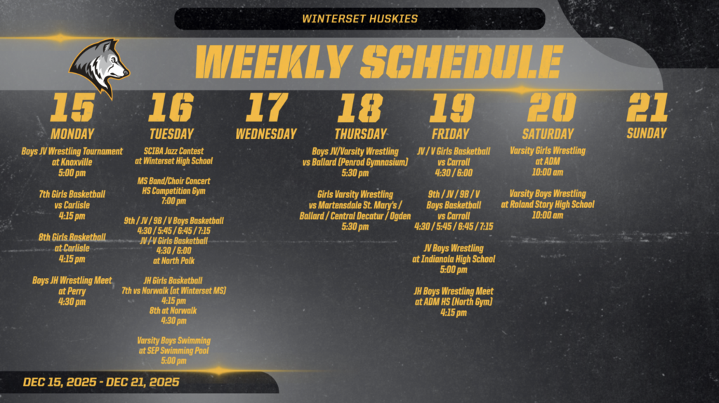 Huskies December 15, 2025