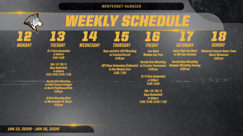 Huskies January 12, 2026