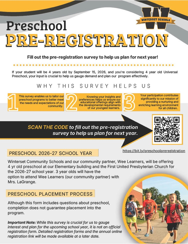 Preschool Pre-Registration