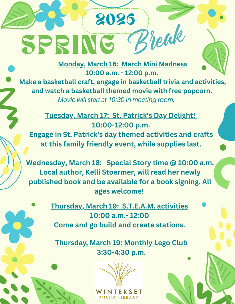 Spring Break 2026 flyer