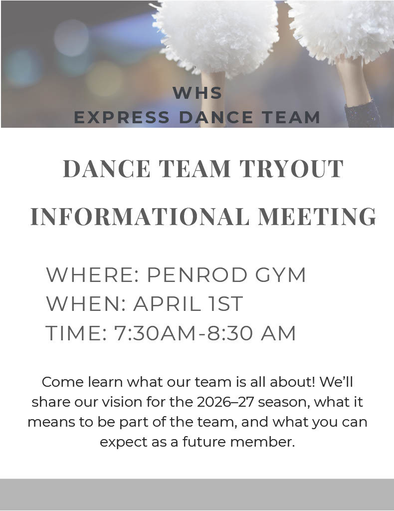 WHS Express Team Info Mtg