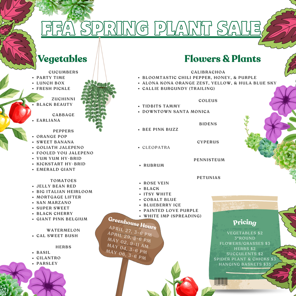 FFA Spring Plant Sale
