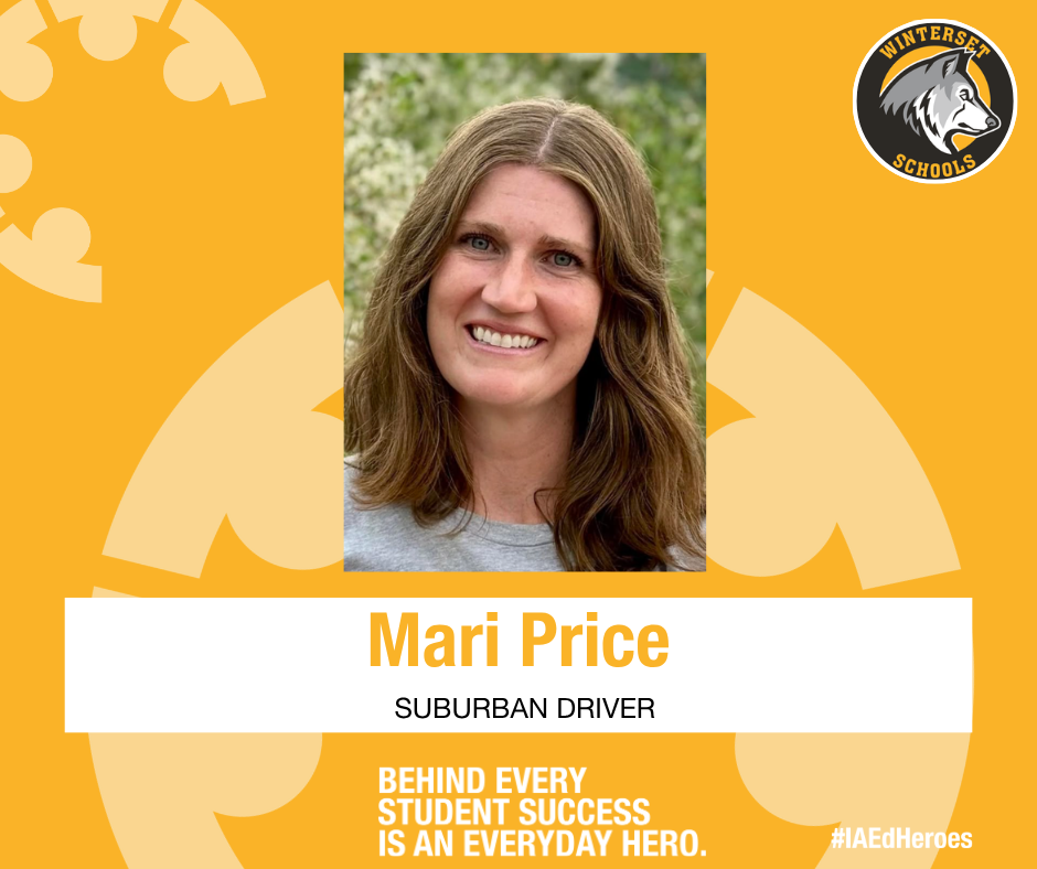 An image featuring Mari Price with a cheerful expression. She is labeled as a Suburban Driver.