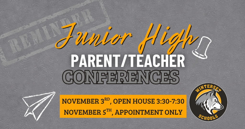 JH Parent/Teacher Conferences 11/03 & 11/05
