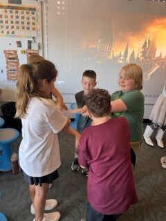 Pictures of students learning.   