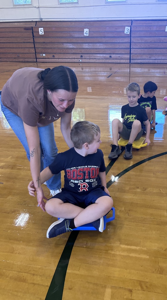 Picture of students participating in PE