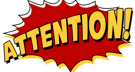 Attention in Yellow and Red