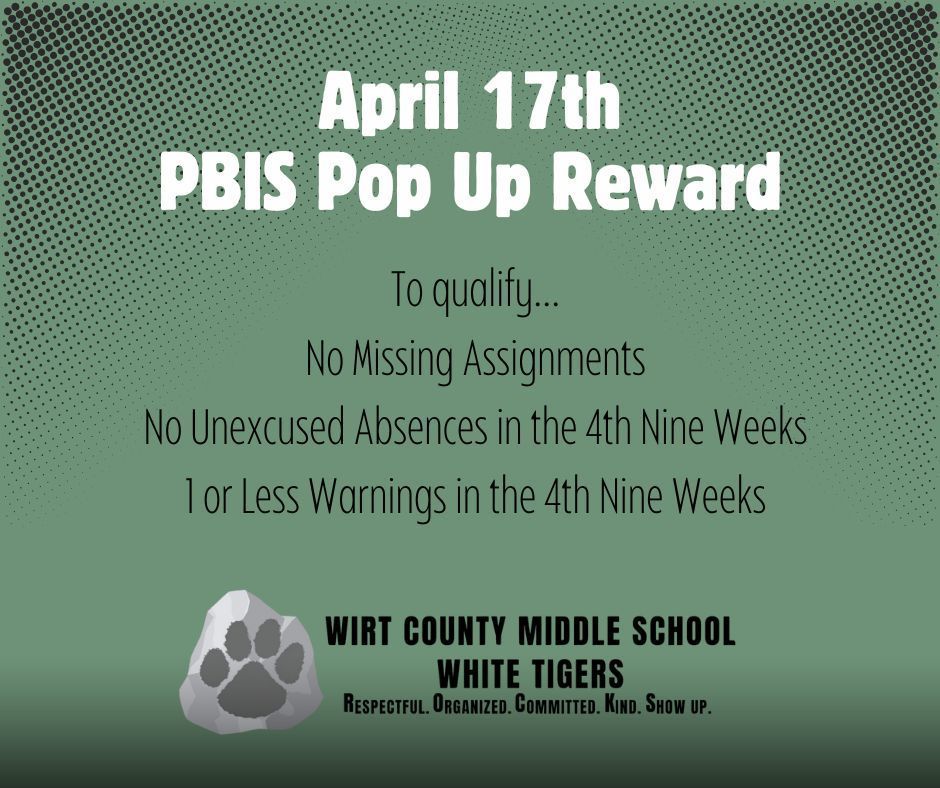 April 17th Pop Up Reward
