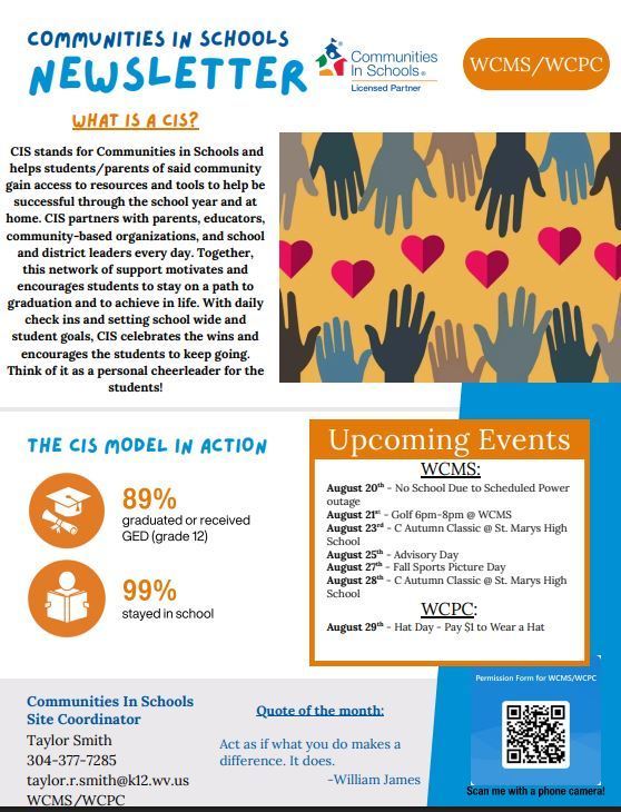 Community in Schools Newsletter Page 2
