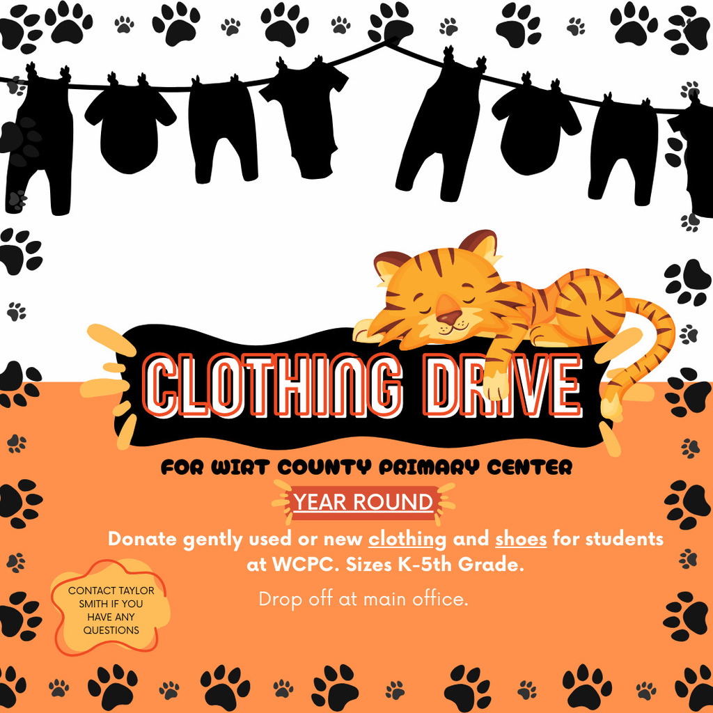 clothing drive graphic