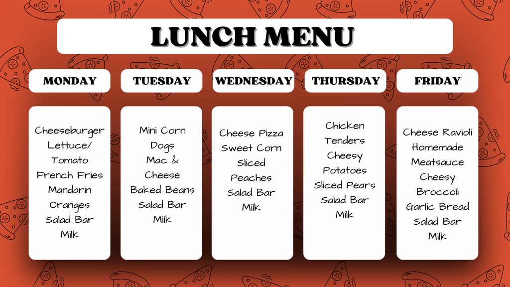 Lunch Menu